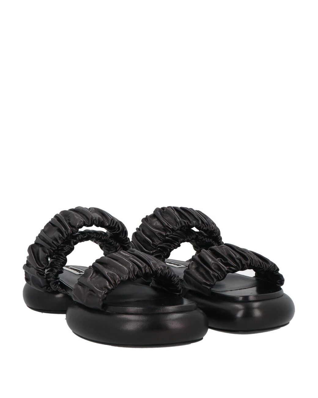 Jil Sander Black Sandals Leather