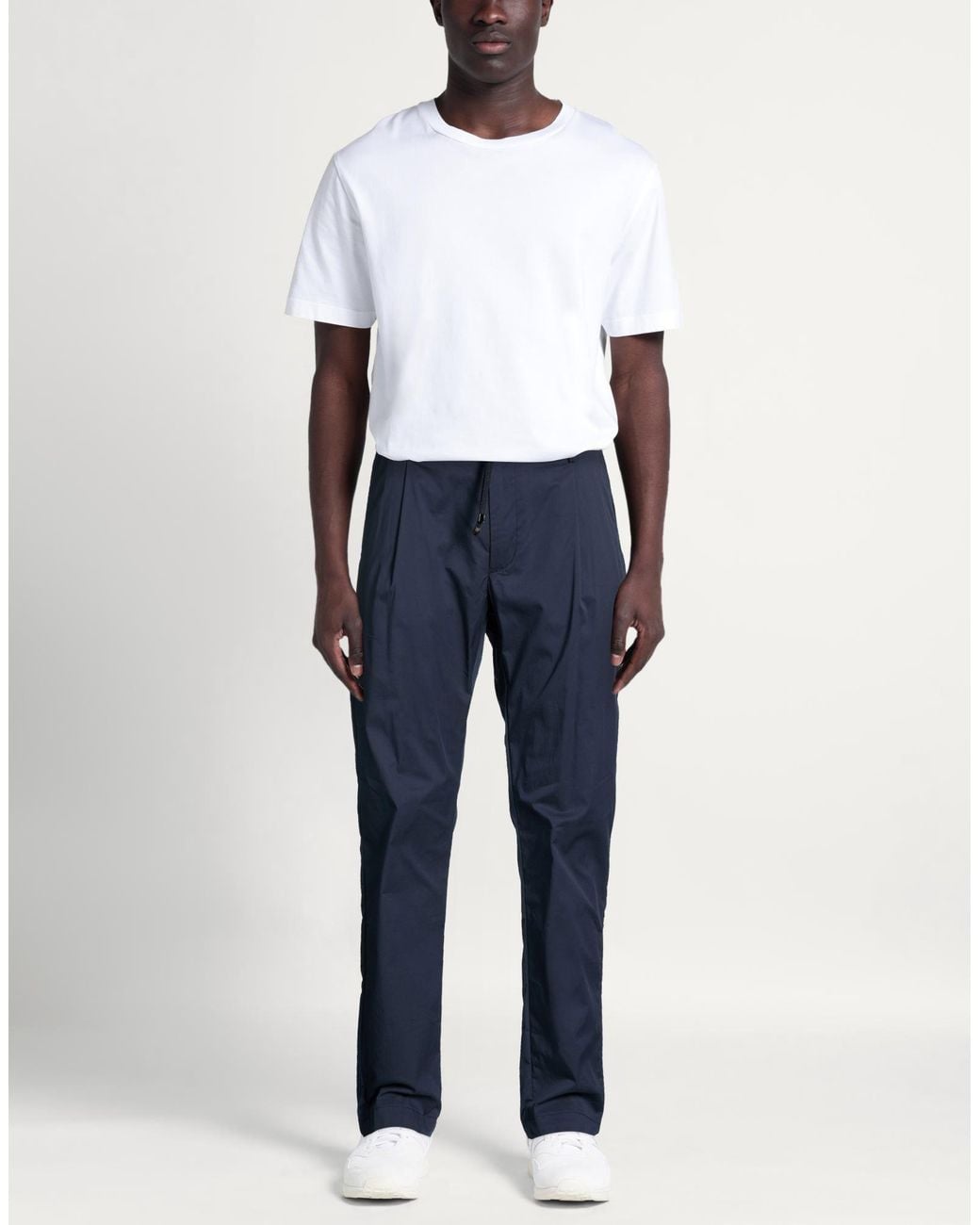 Yan Simmon Blue Trouser for men