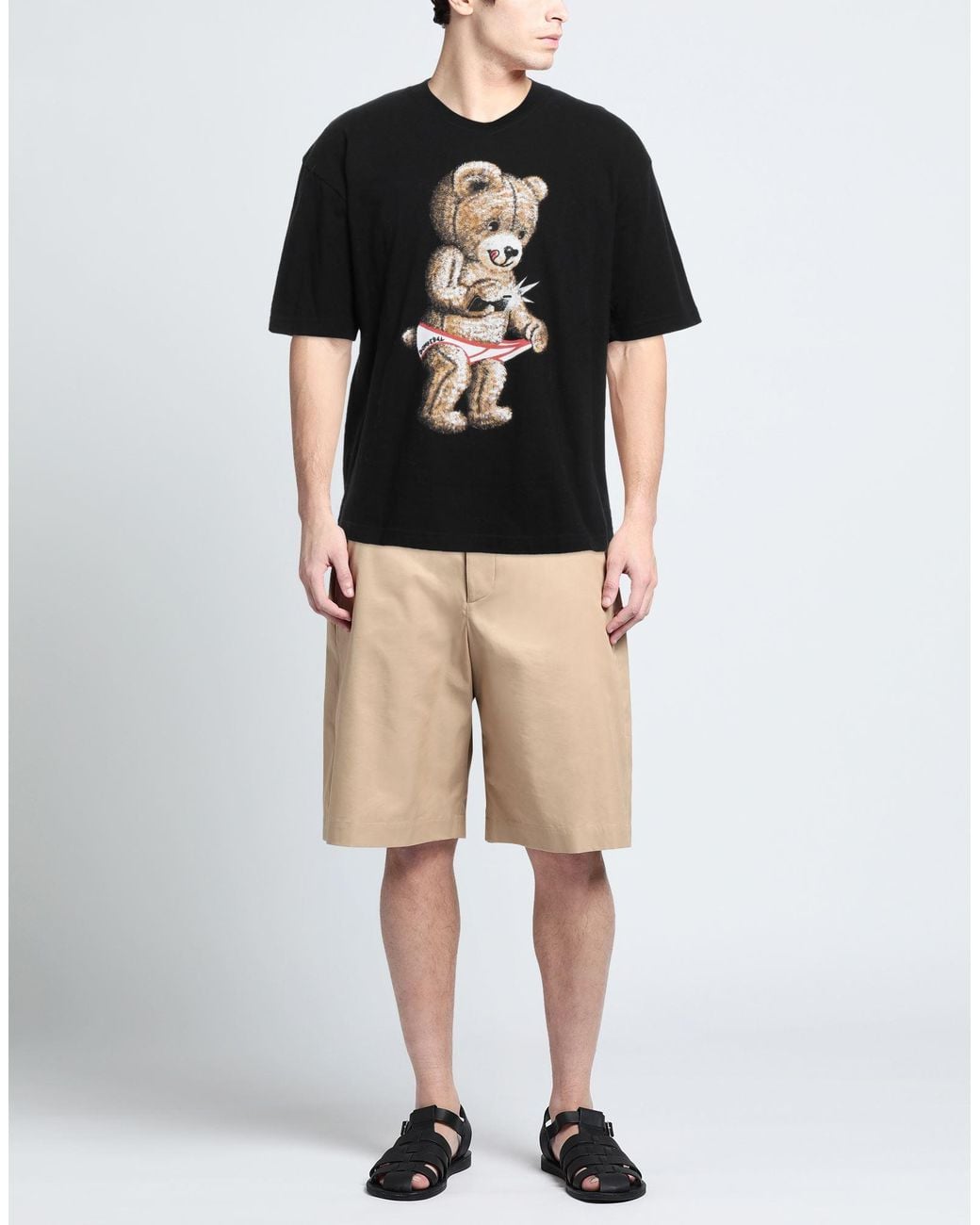 DOMREBEL Black T-shirt for men