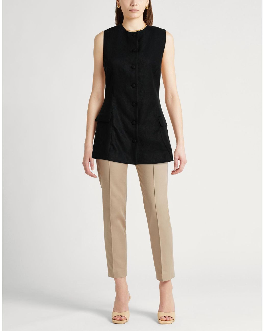 Faithfull The Brand Black Waistcoat