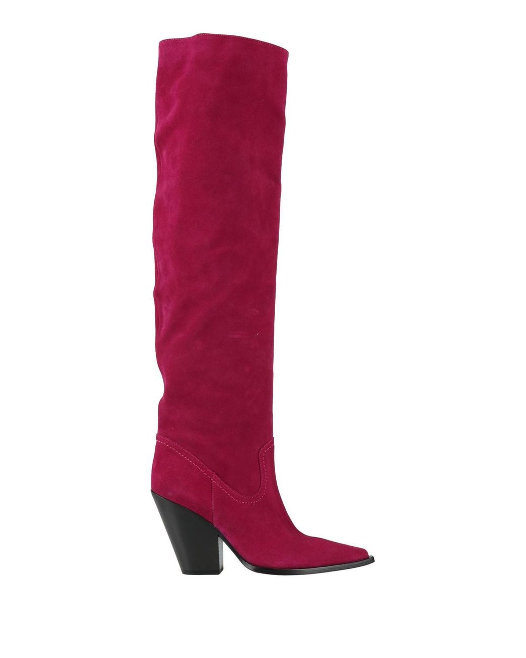 Elena Iachi Red Boot Leather