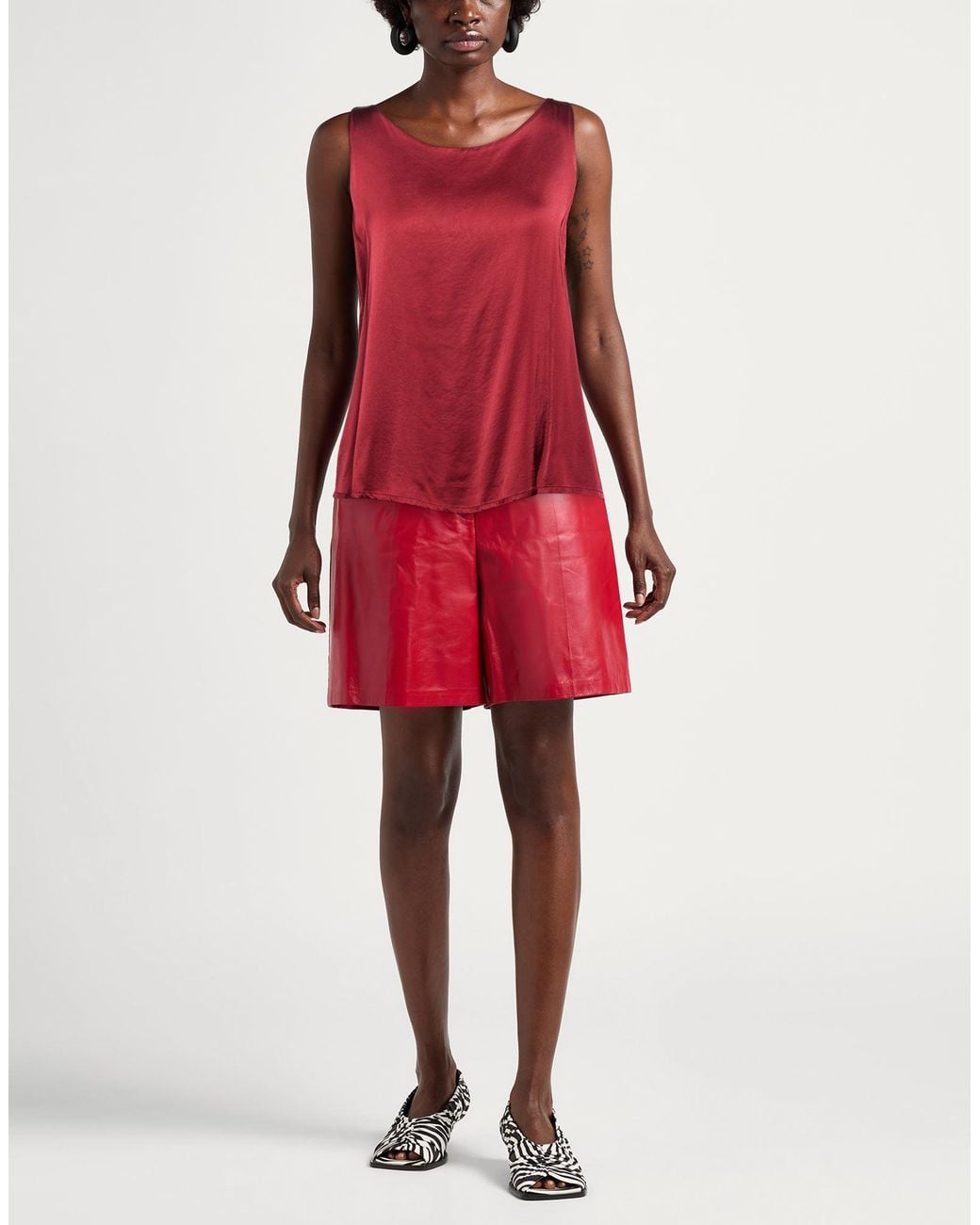 Manila Grace Red Top