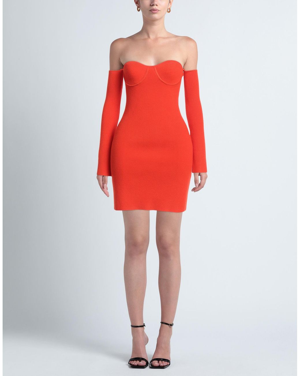 Helmut Lang Red Mini Dress
