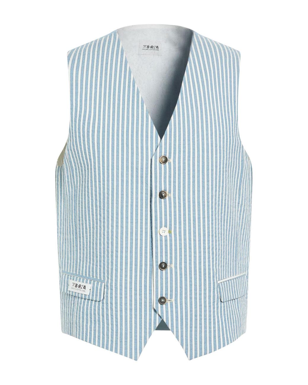 Berna Blue Waistcoat for men