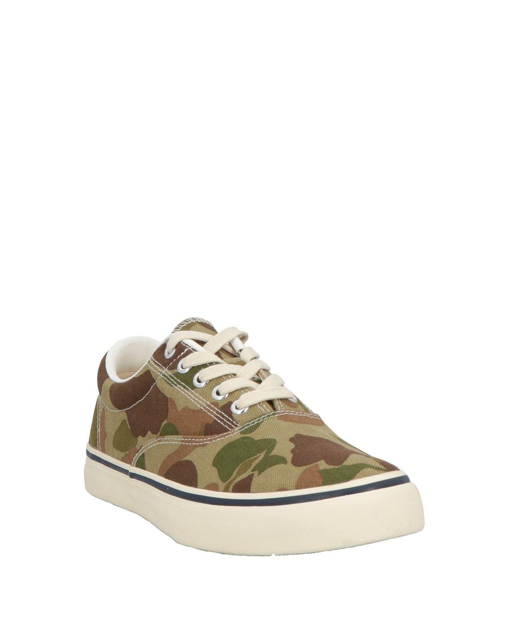 chesapeake's Brown Military Sneakers Textile Fibers for men