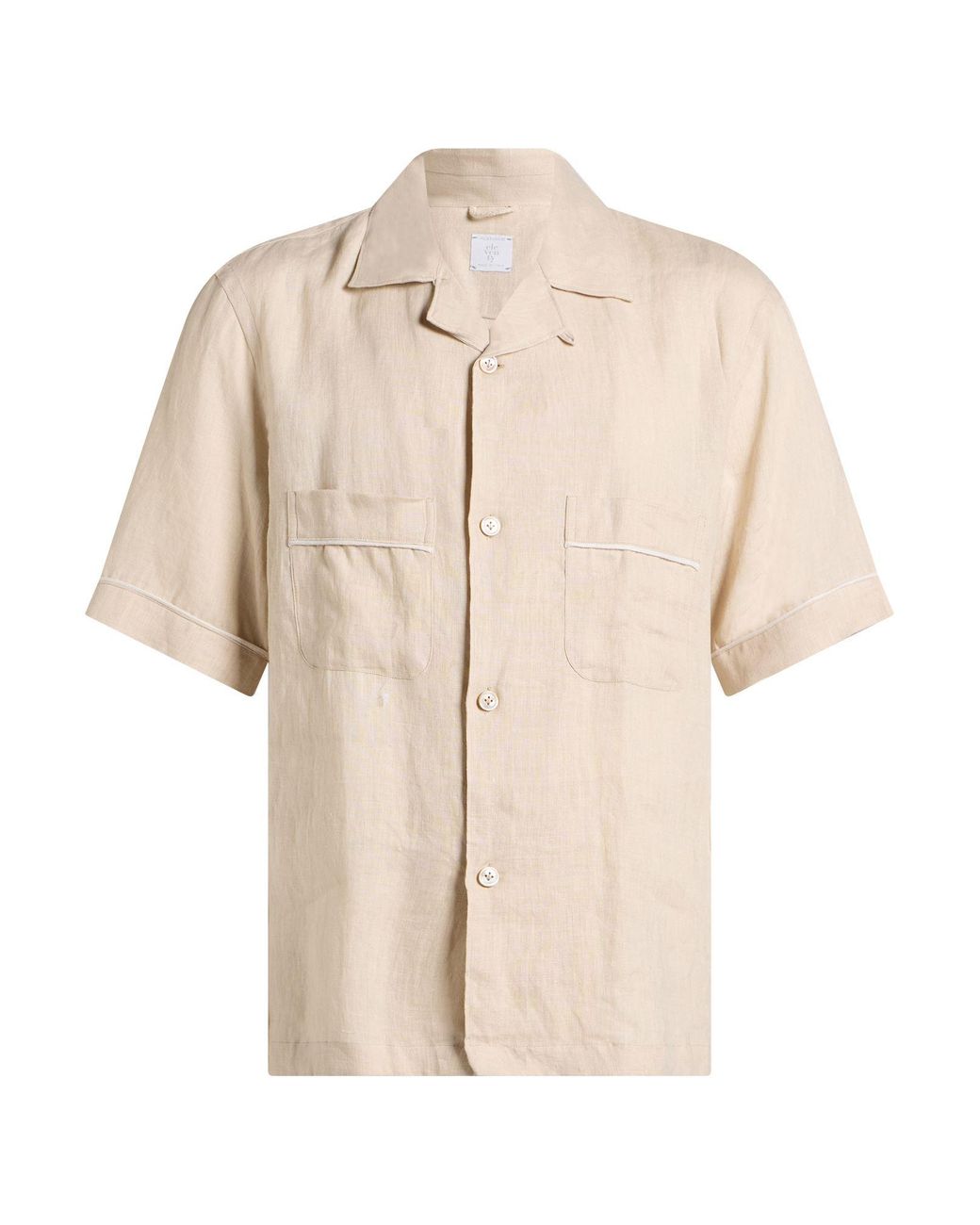 Eleventy Natural Shirt Linen for men