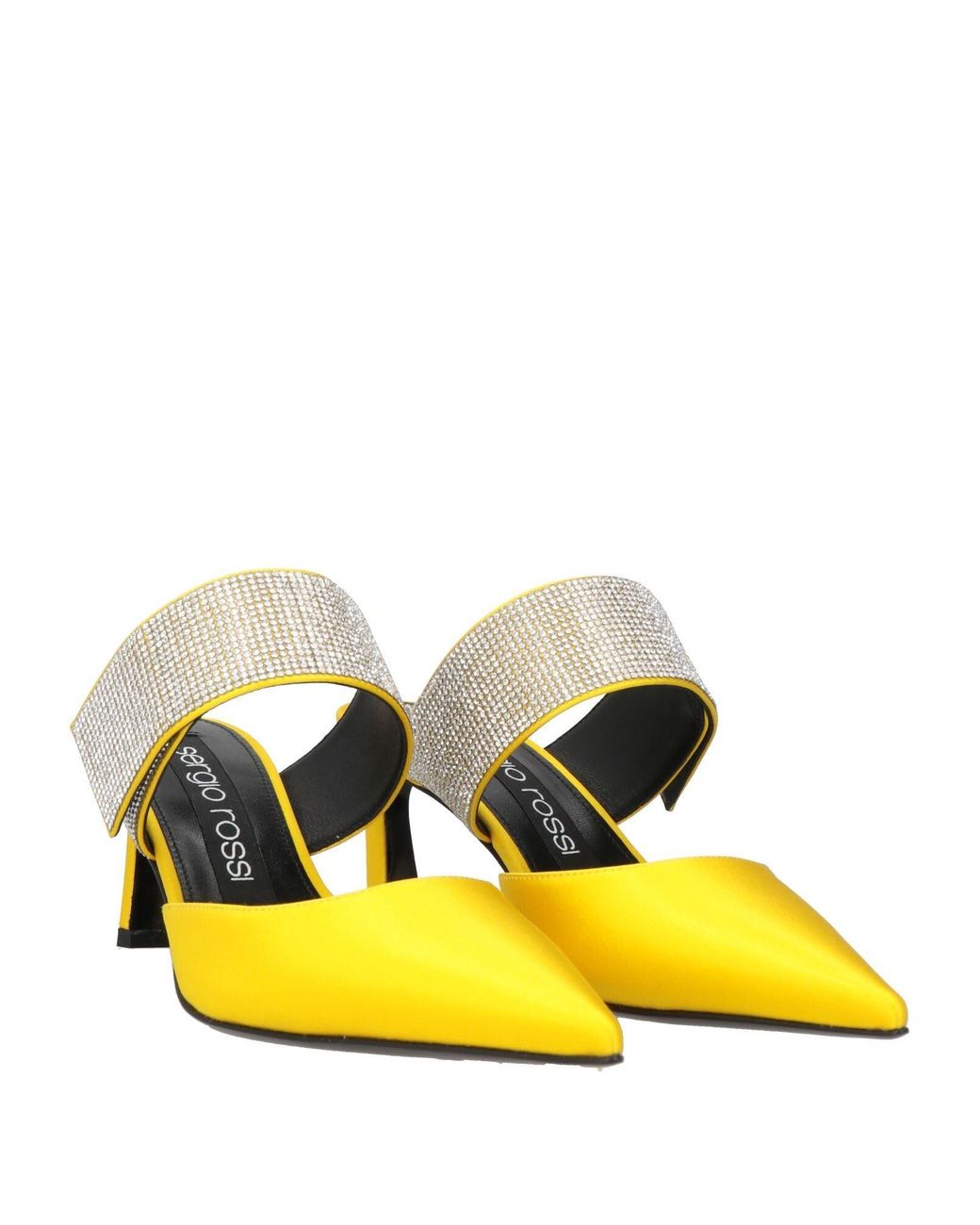 Sergio Rossi Yellow Mules & Clogs