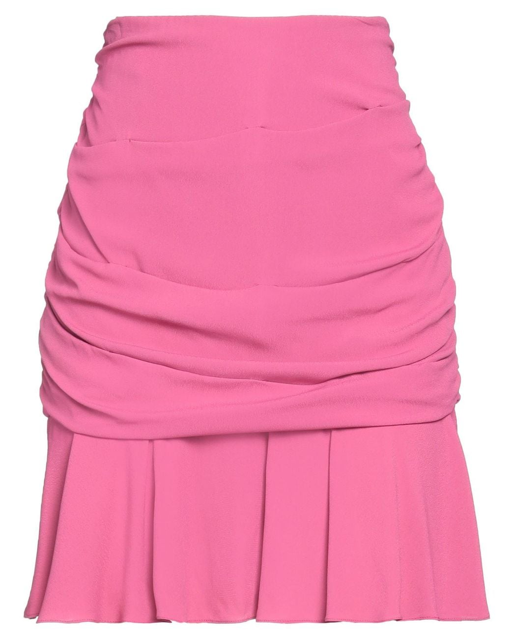 Patrizia Pepe Pink Fuchsia Mini Skirt Viscose