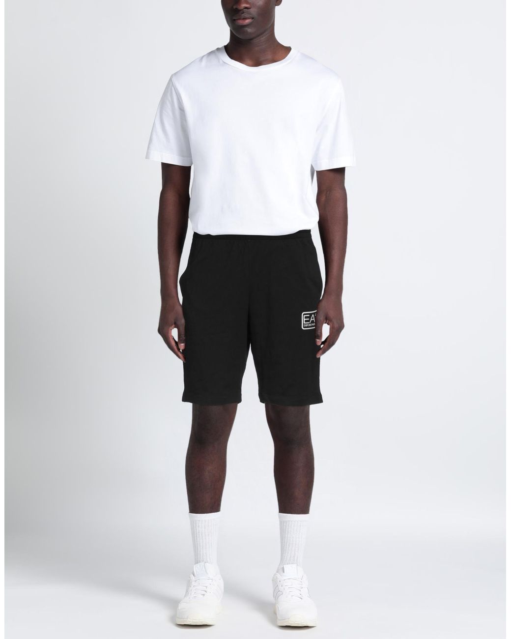 EA7 Black Shorts & Bermuda Shorts for men