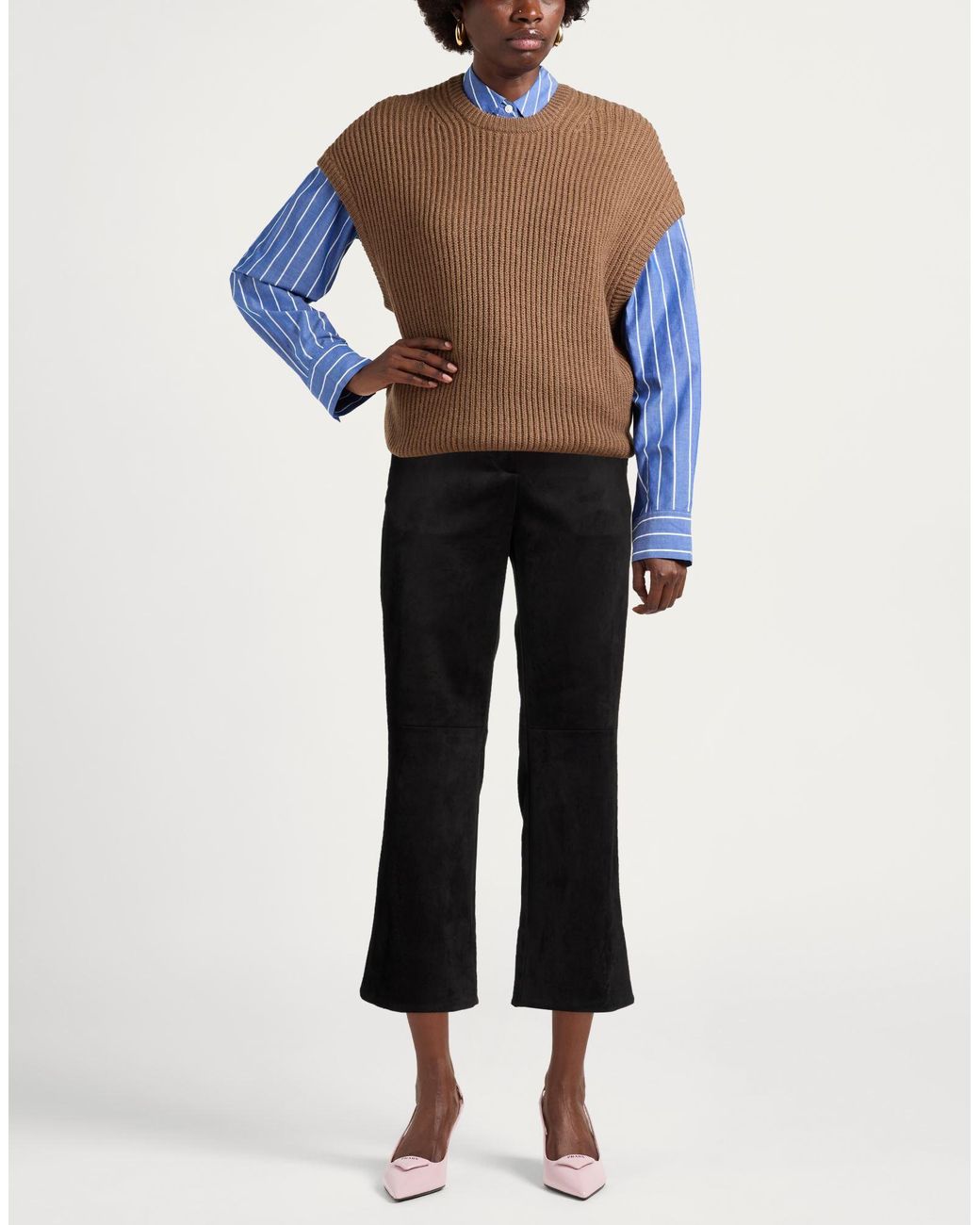 MEIMEIJ Black Pants Polyester, Elastane