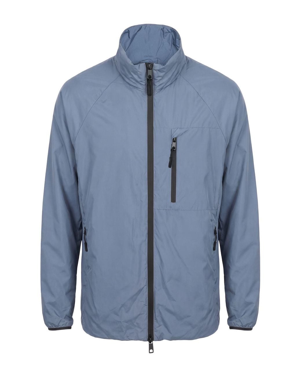ADHOCONCEPT Blue Jacket for men
