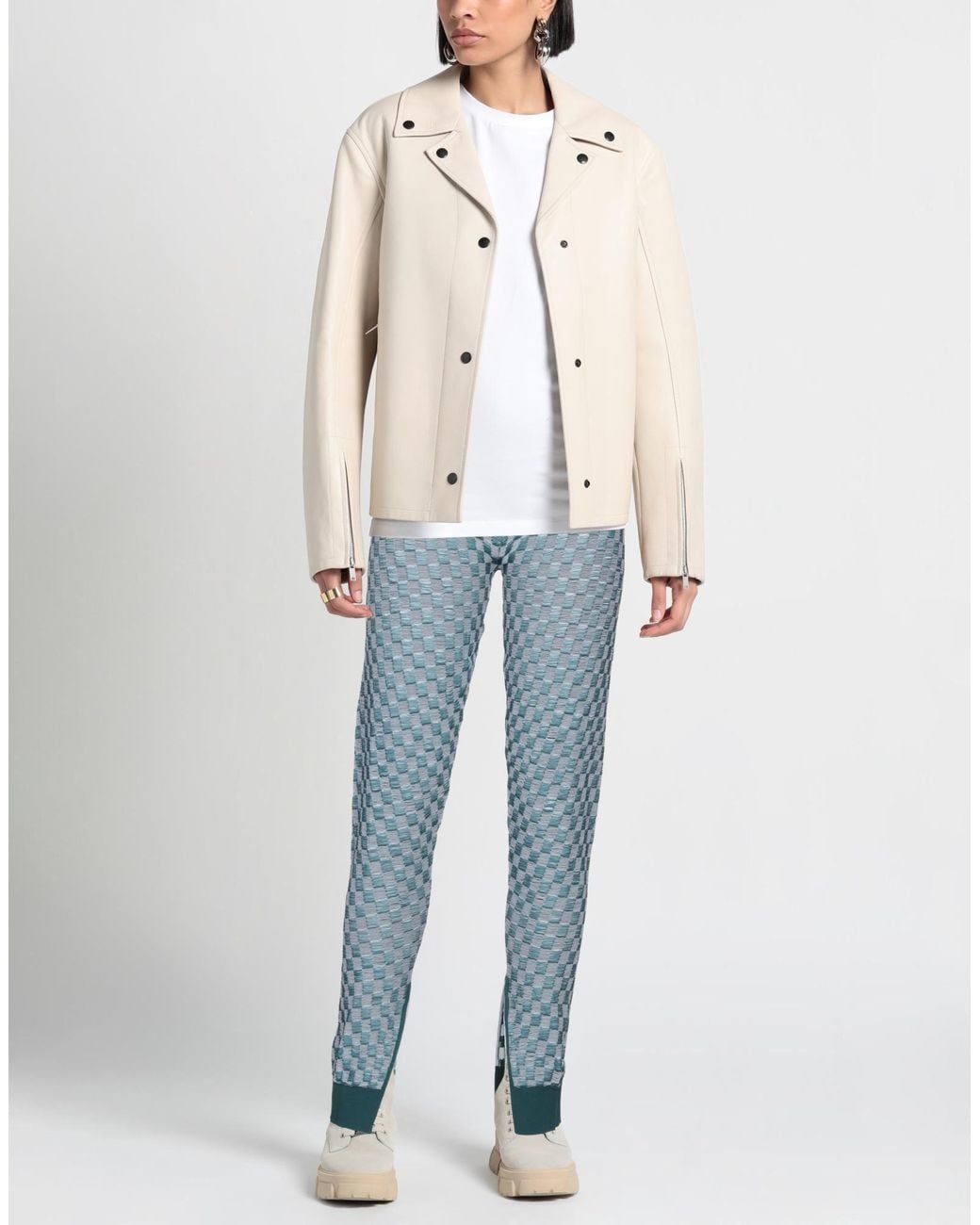 MM6 by Maison Margiela Blue Leggings