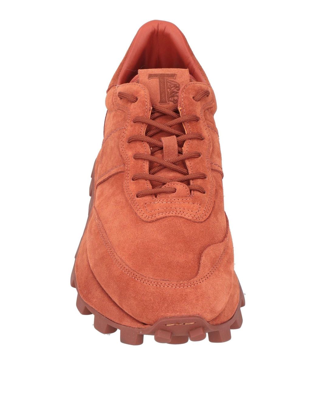Tod's Red Sneakers Leather