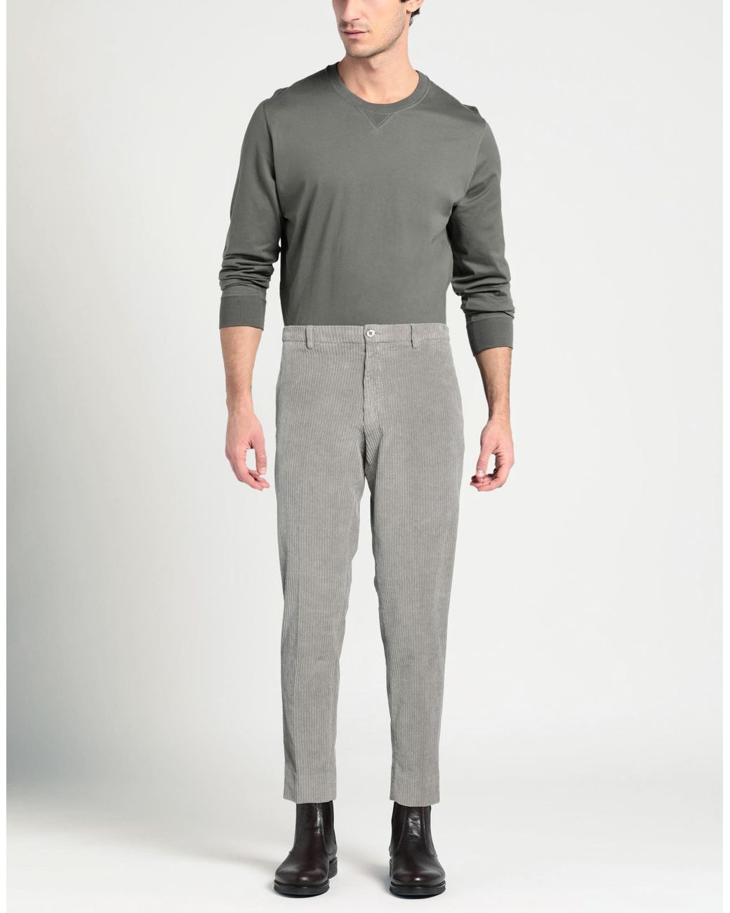 GTA IL PANTALONE Gray Trouser for men