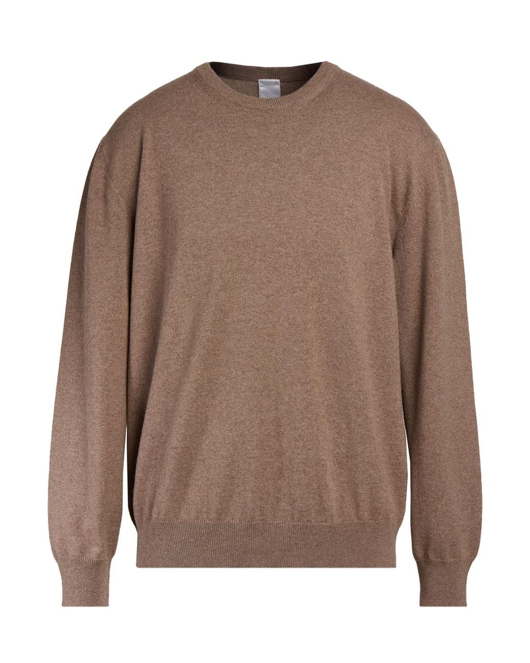 Lamberto Losani Brown Khaki Sweater Virgin Wool, Cashmere, Silk for men