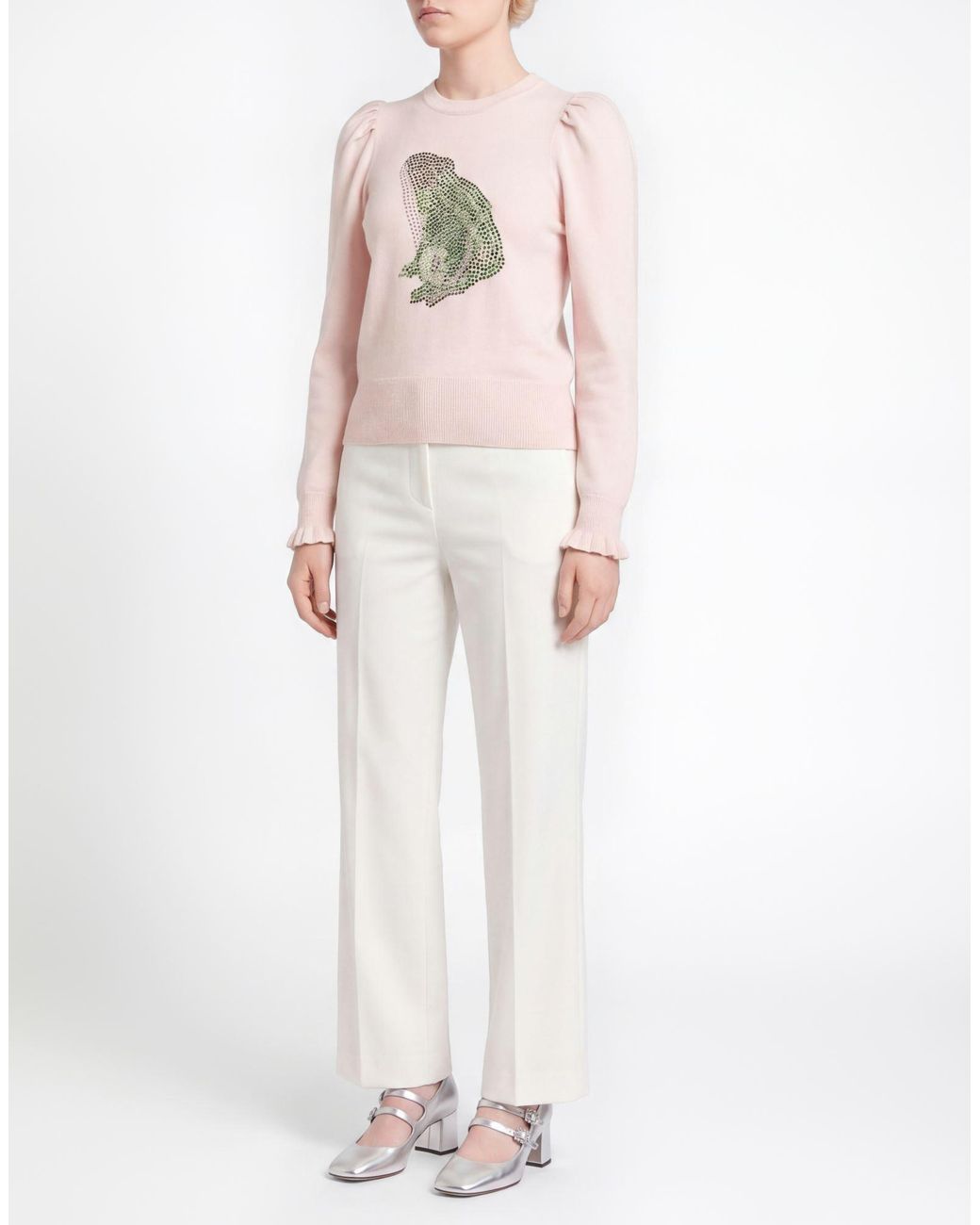 Dixie Pink Sweater Viscose, Polyester, Polyamide
