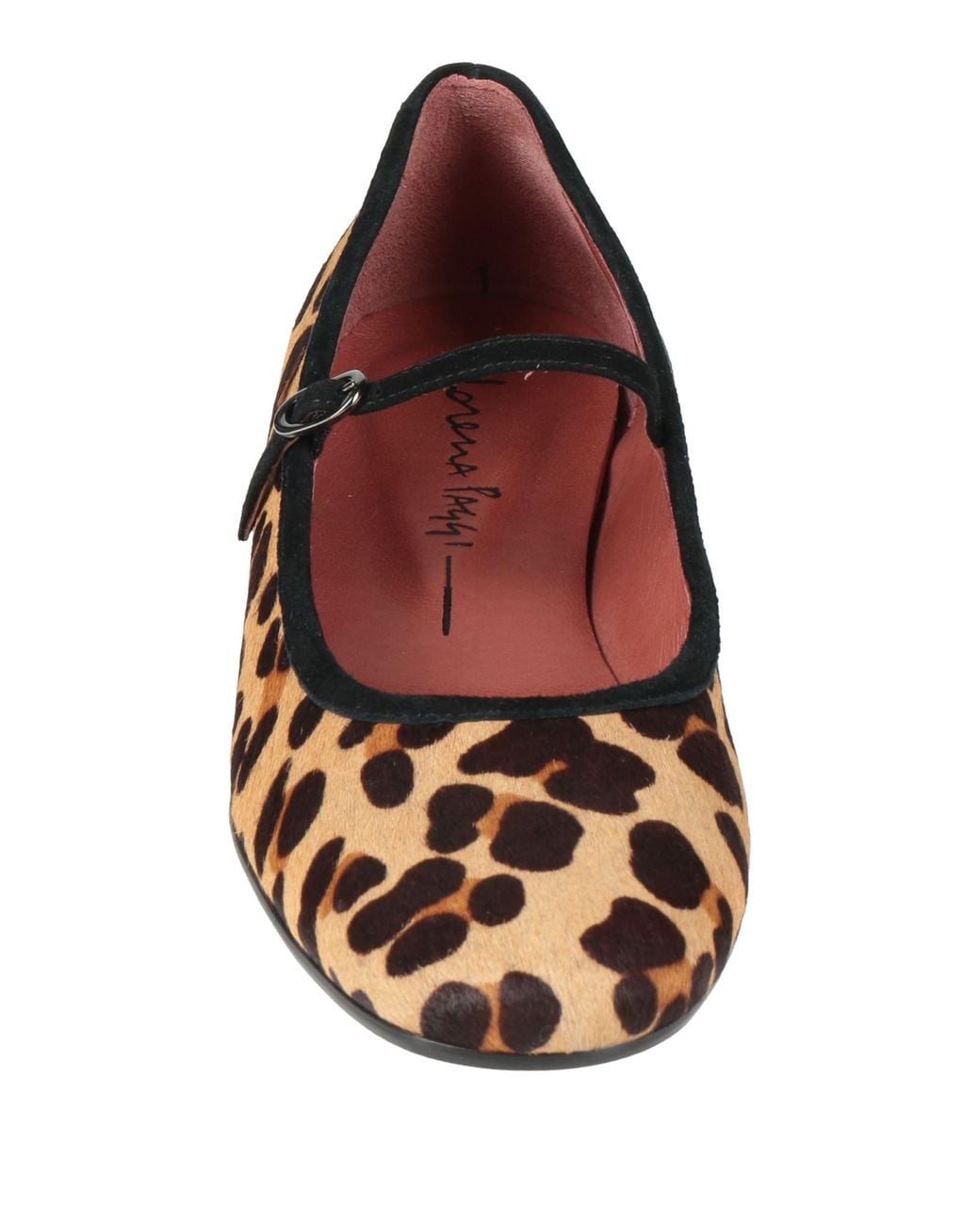 LORENA PAGGI Brown Ballet Flats Leather