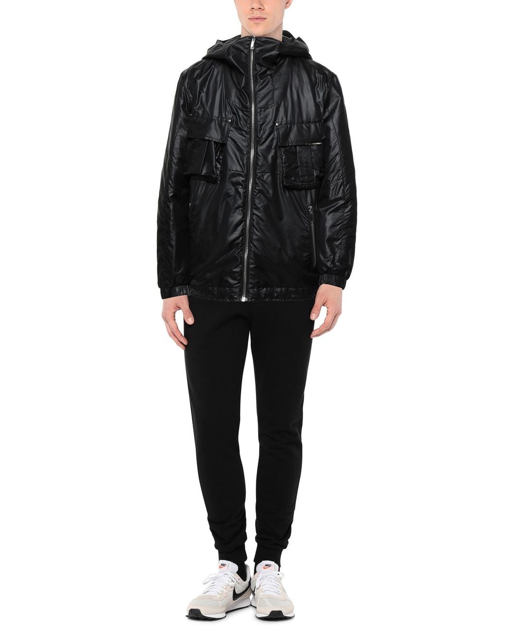 Les Hommes Black Jacket for men
