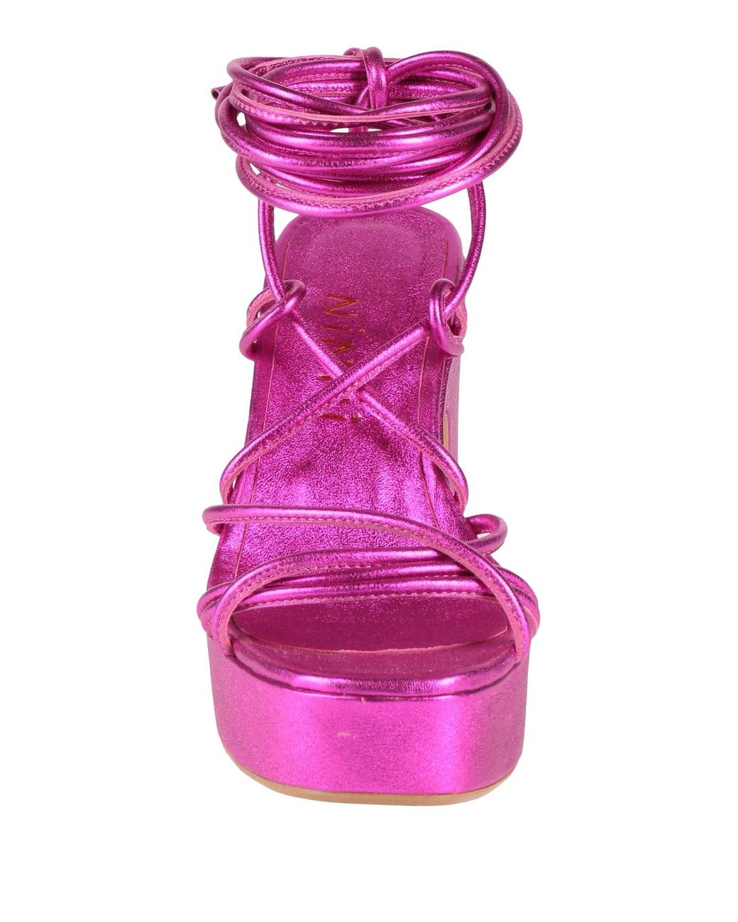 NINNI Pink Fuchsia Sandals Leather
