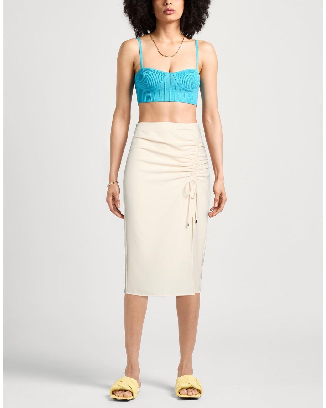 Patrizia Pepe Natural Midi Skirts