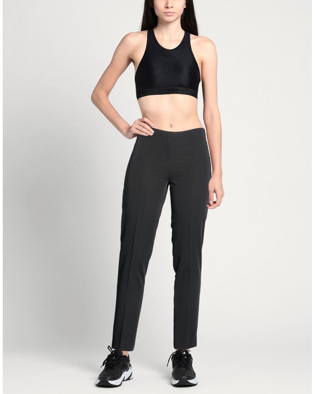 P.A.R.O.S.H. Black Pants Polyester, Elastane