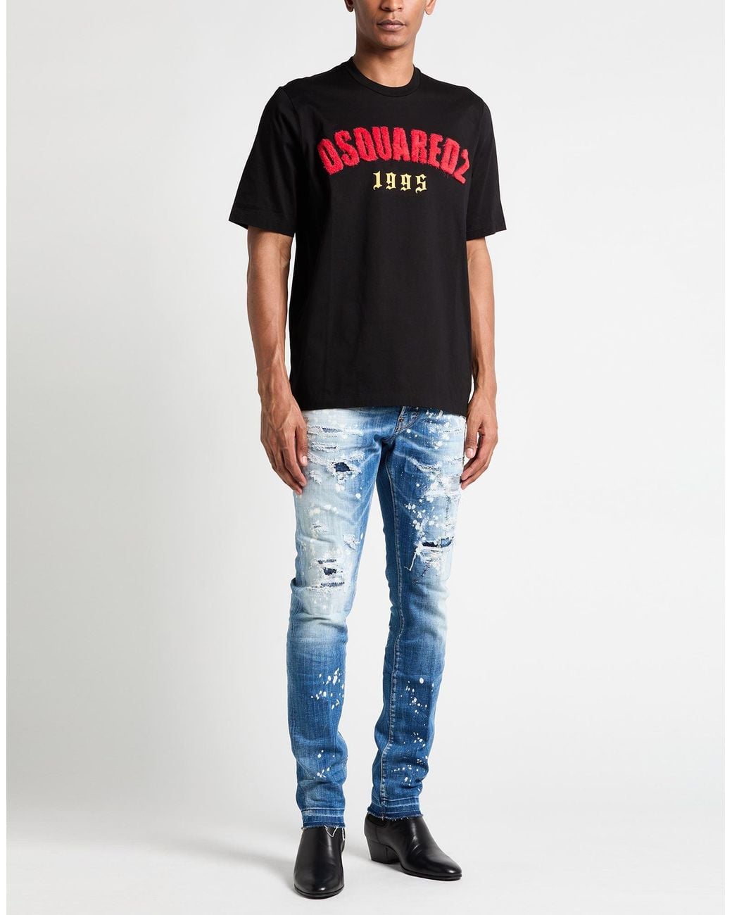 Camiseta DSquared² de hombre de color Black