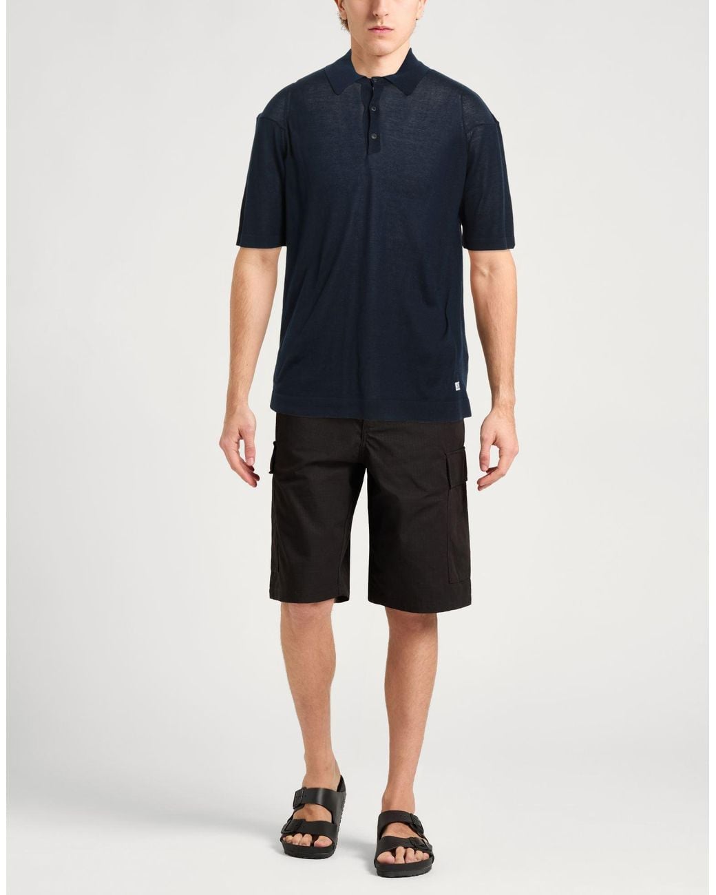 C P Company Blue Polo Shirts for men