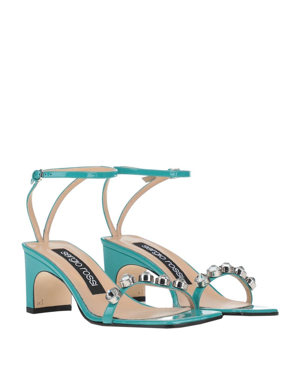 Sergio Rossi Green Sandals