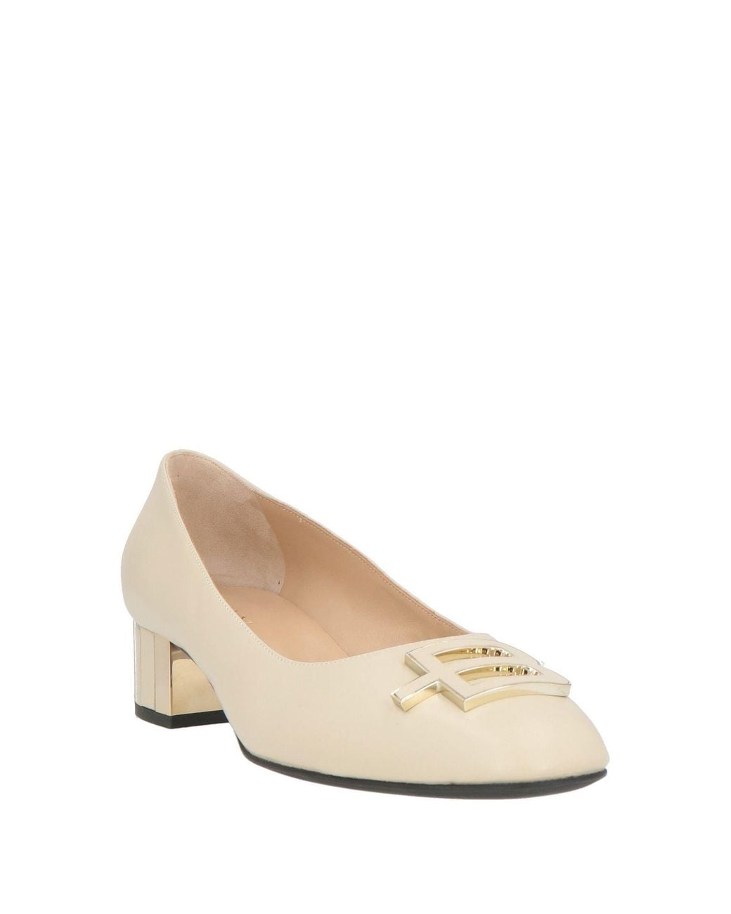 Baldinini Natural Cream Pumps Calfskin