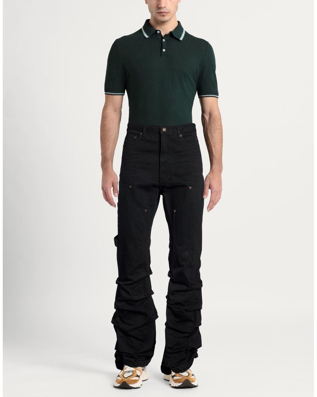 we11done Black Jeans for men