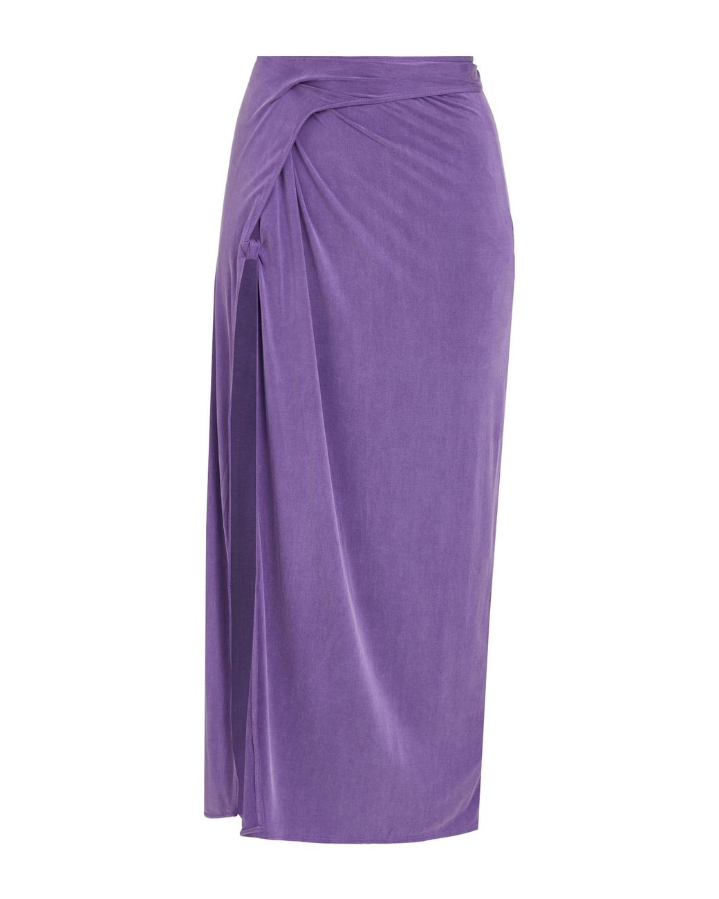 Jacquemus Purple Midi Skirt