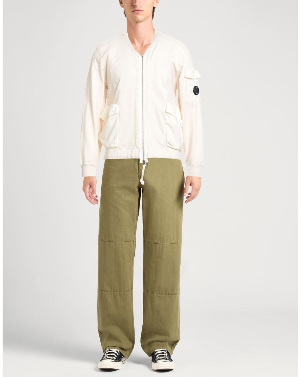 C P Company White Sweatshirt for men