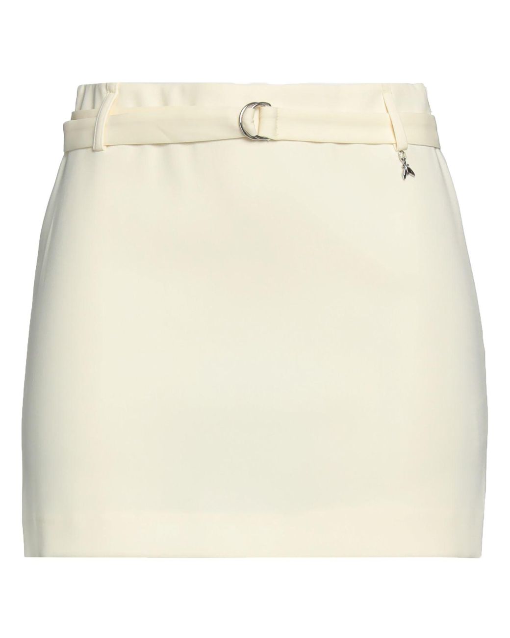 Patrizia Pepe Natural Mini Skirt