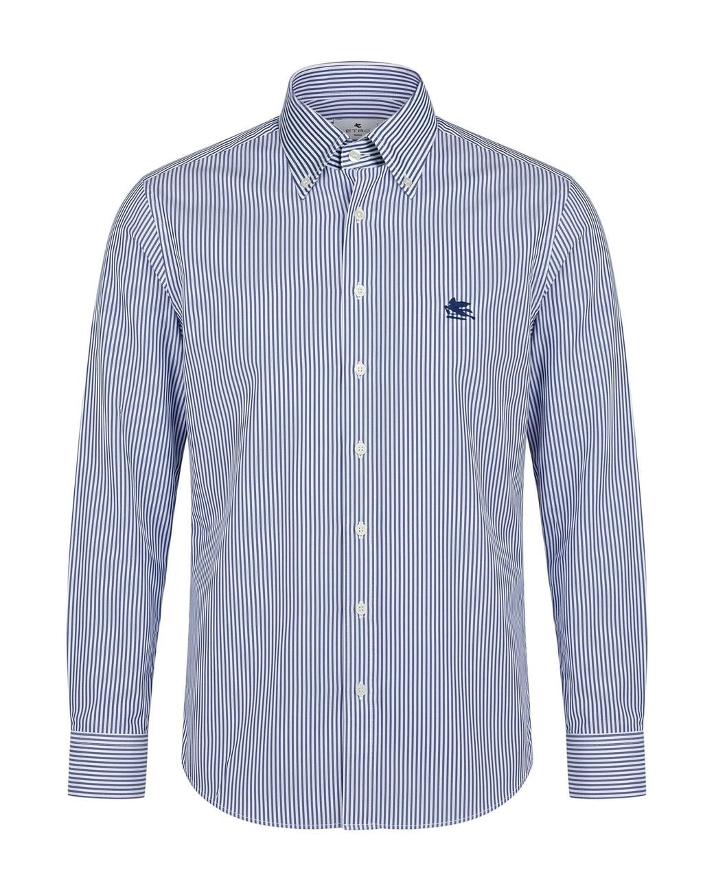 Etro Blue Light Shirt Cotton for men