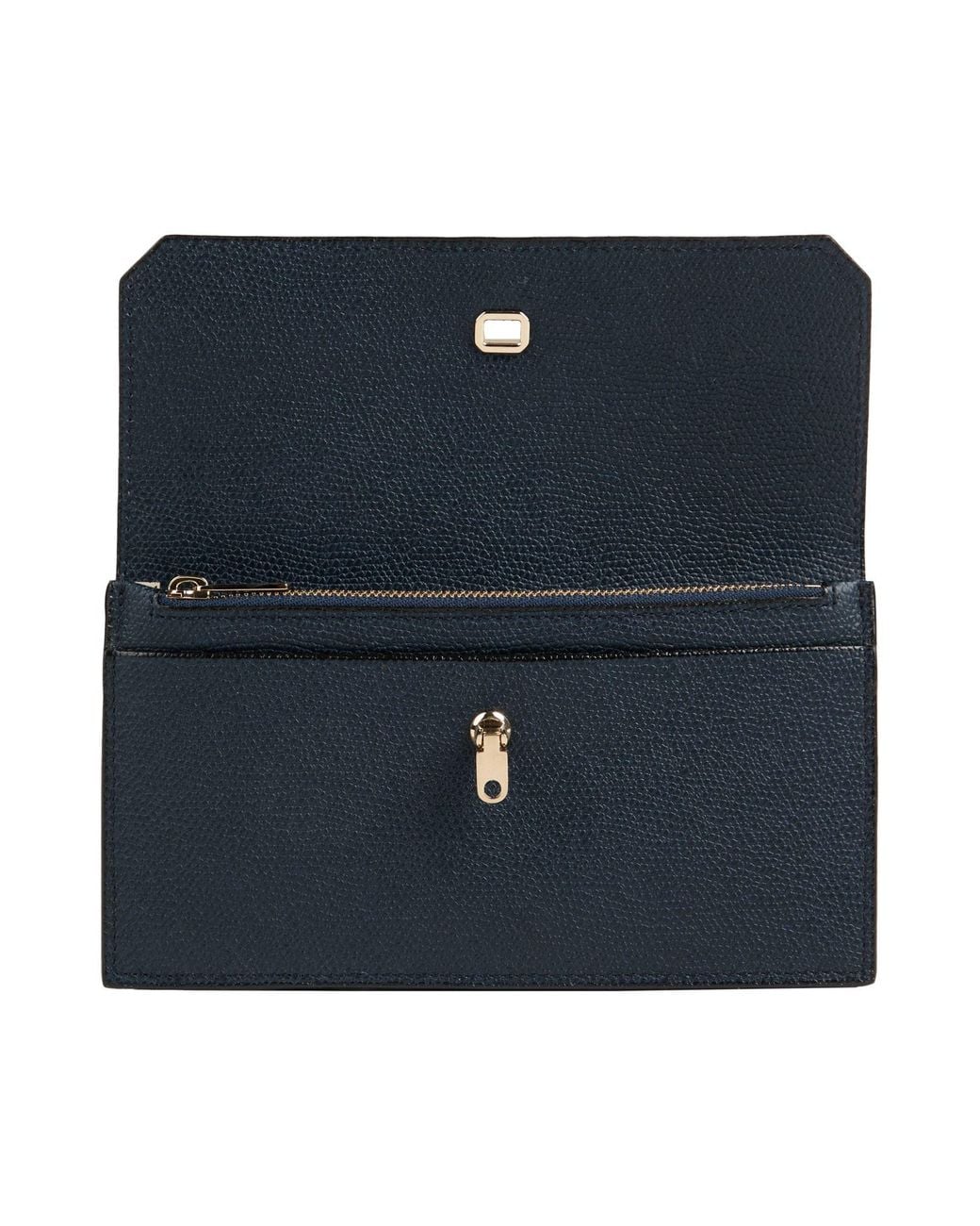 Valextra Blue Wallet