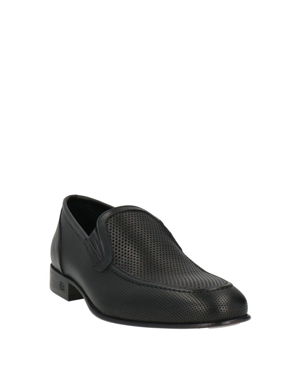 Baldinini Black Loafers Calfskin for men