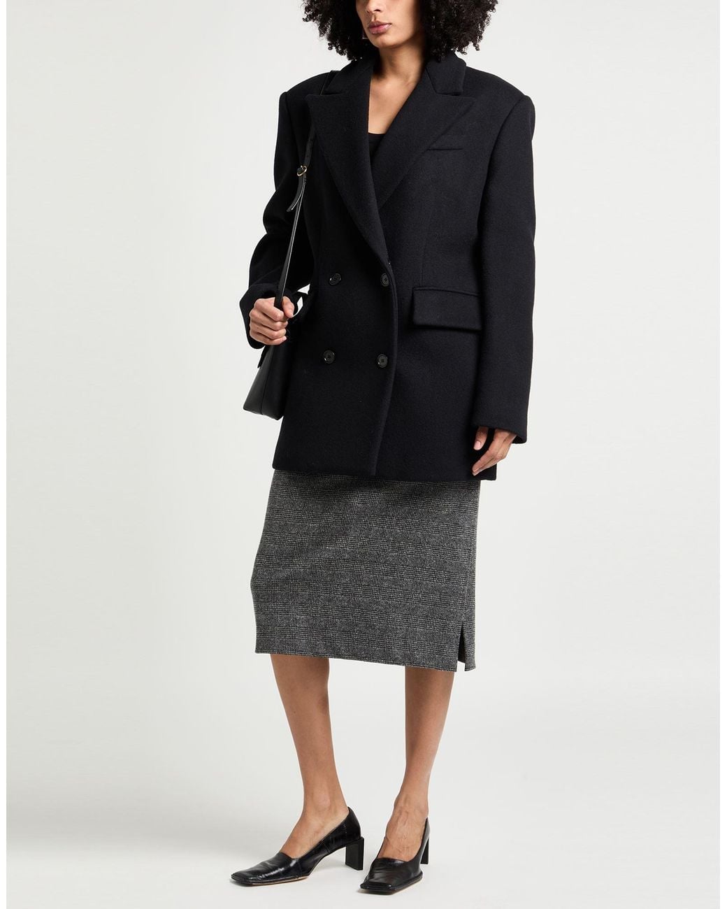 MSGM Black Coat