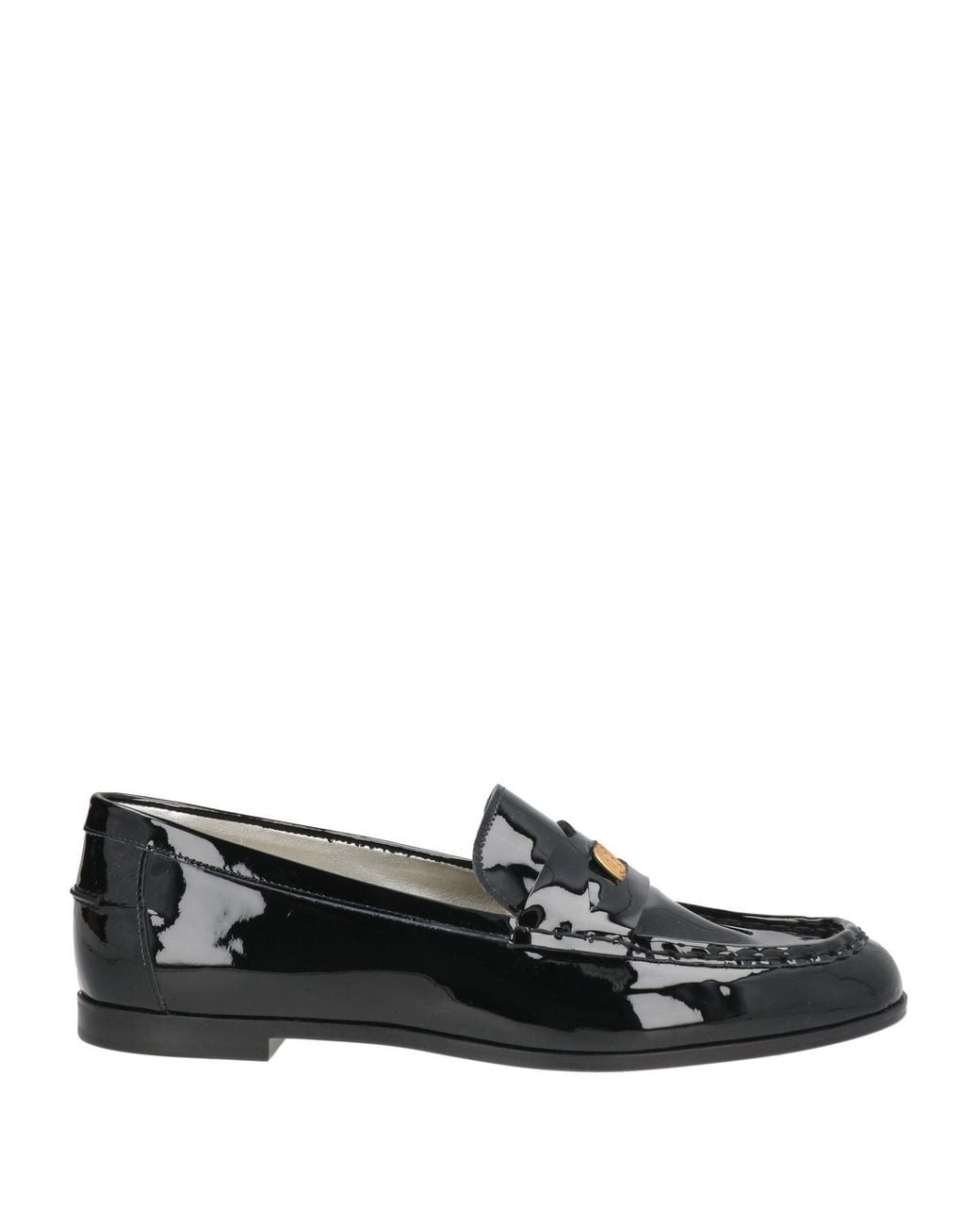 Ines De La Fressange Paris Black Loafers Leather