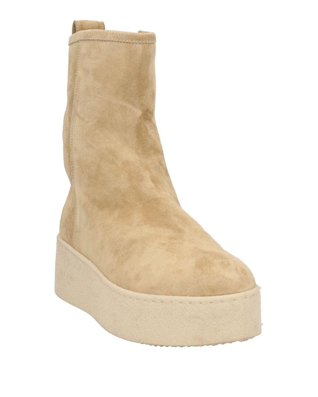 Agnona Natural Ankle Boots