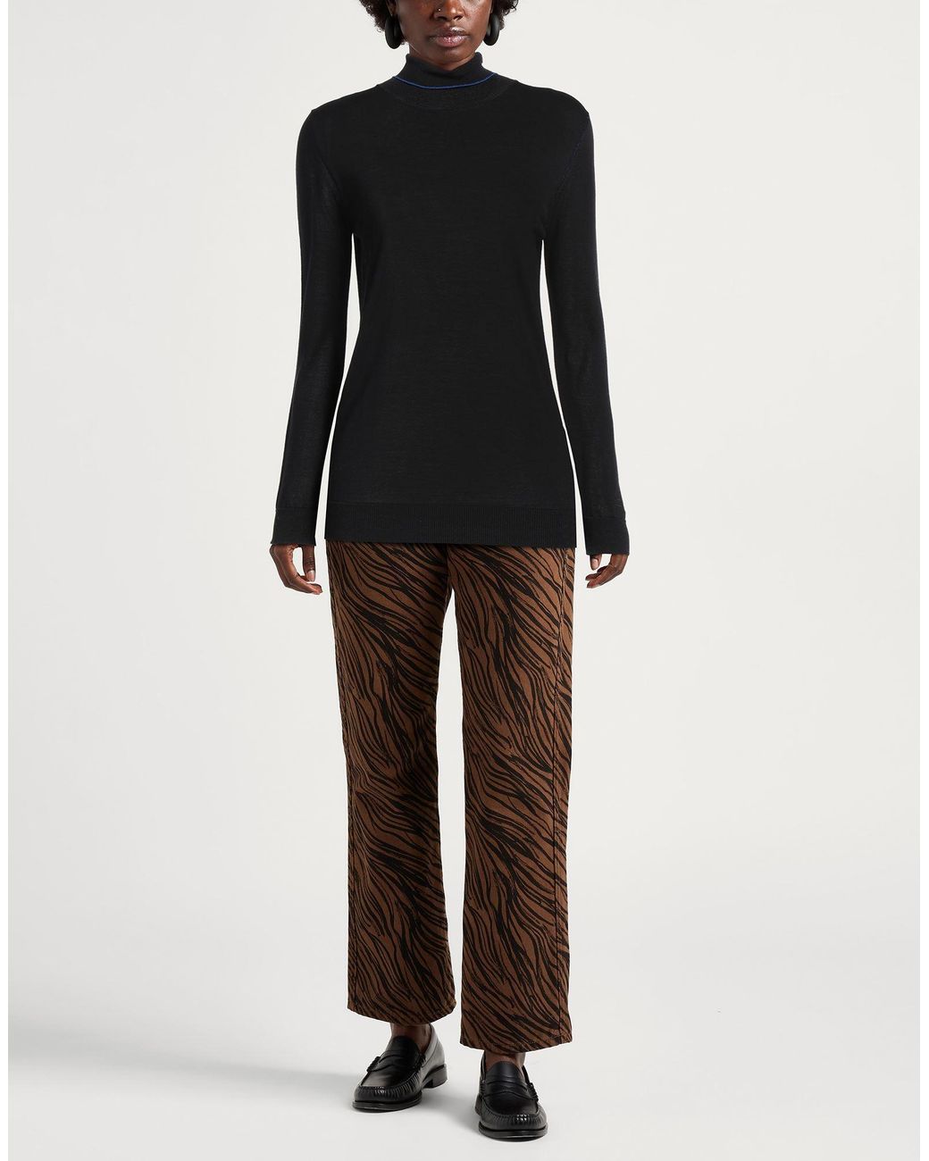 Woolrich Black Turtleneck Virgin Wool