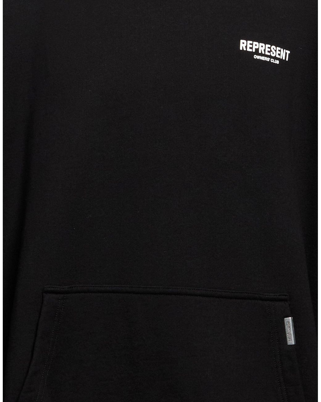 Represent Black Sweatshirt Cotton for men