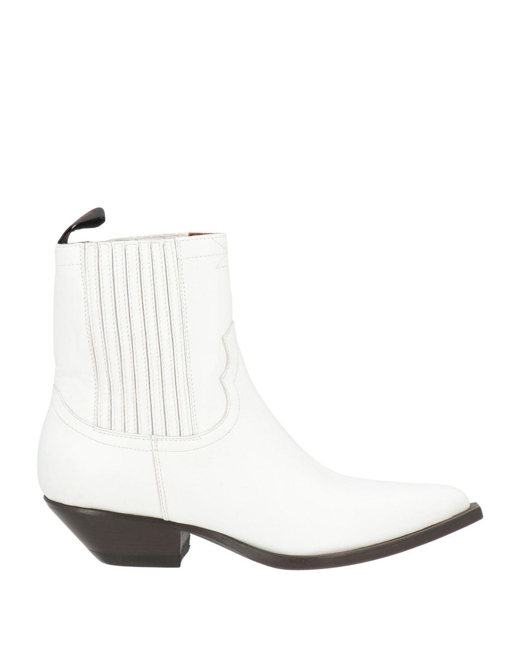 Sonora Boots White Ankle Boots Leather