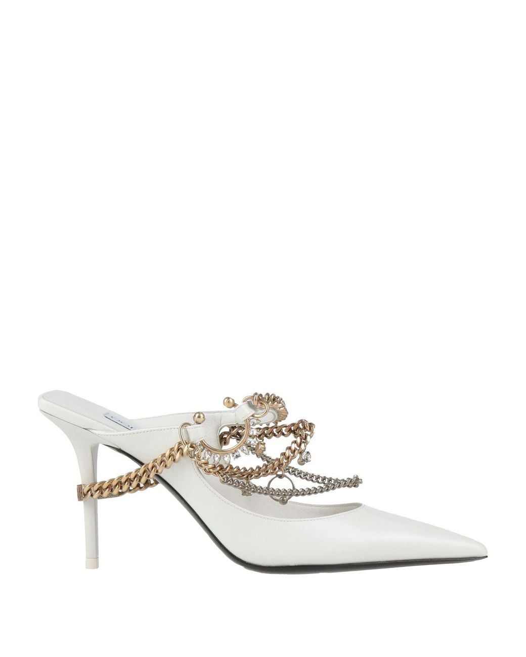 JIMMY CHOO X JEAN PAUL GAULTIER White Mules & Clogs