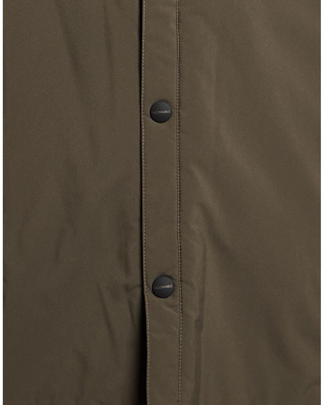 Façonnable Green Jacket Polyester, Cotton for men