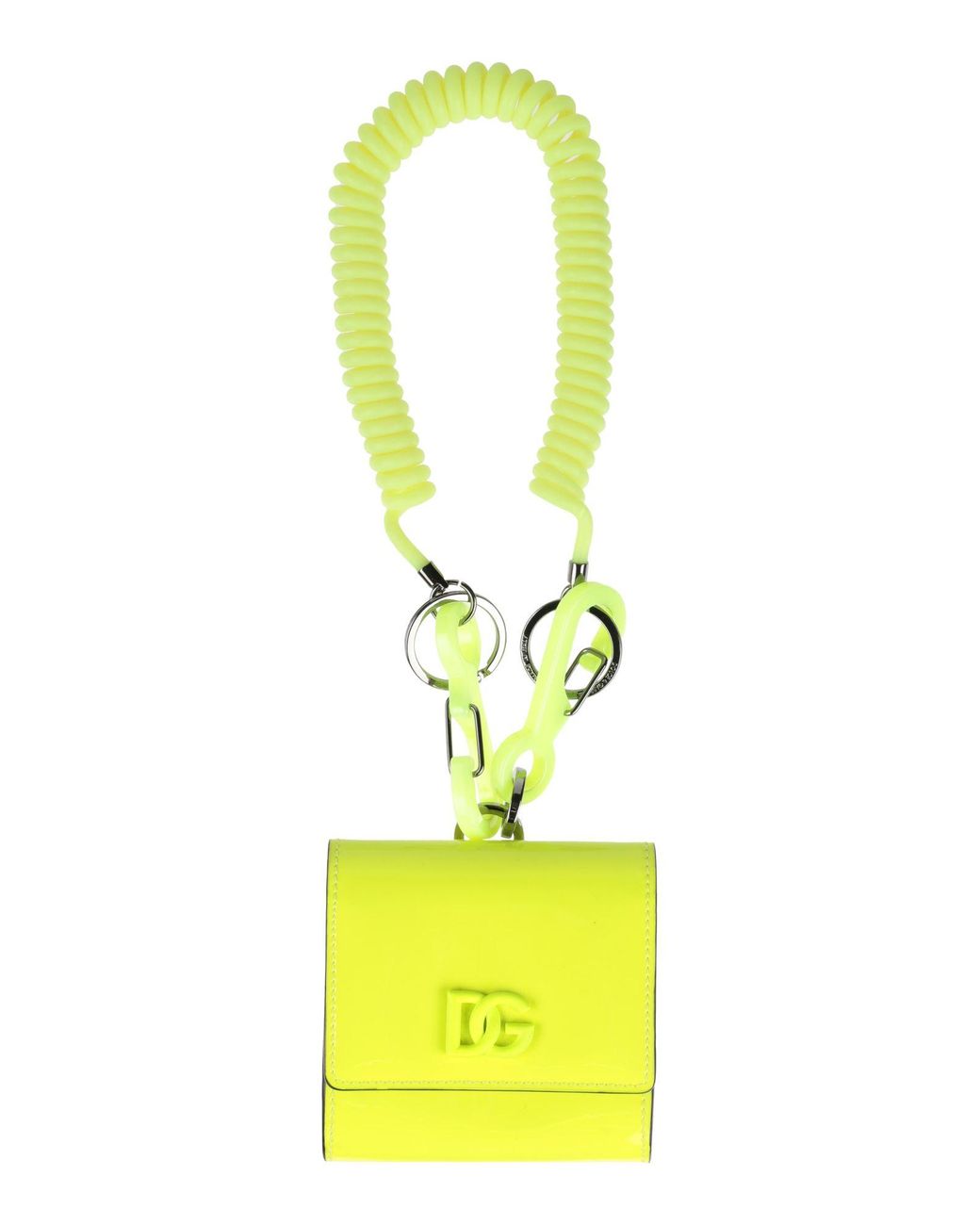 Dolce & Gabbana Yellow Crossbody Wallet