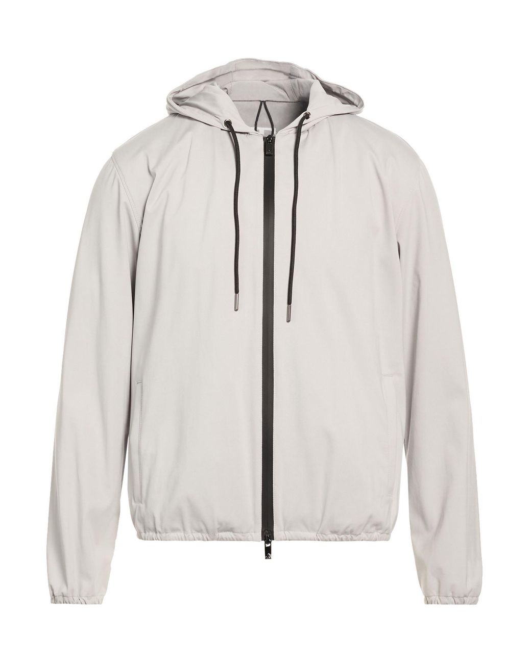 Tombolini White Running Jacket Polyamide, Elastane for men