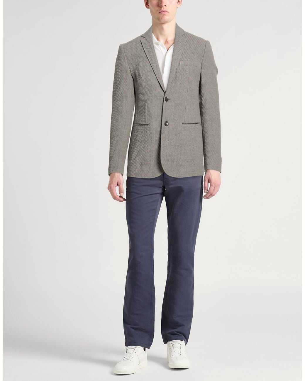 Emporio Armani Gray Blazer for men