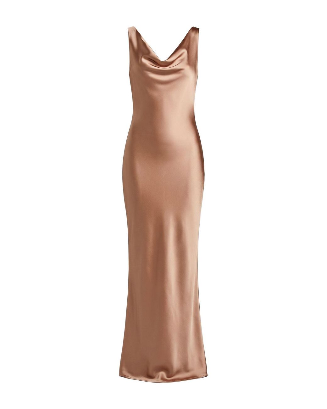 Norma Kamali Brown Maxi Dress