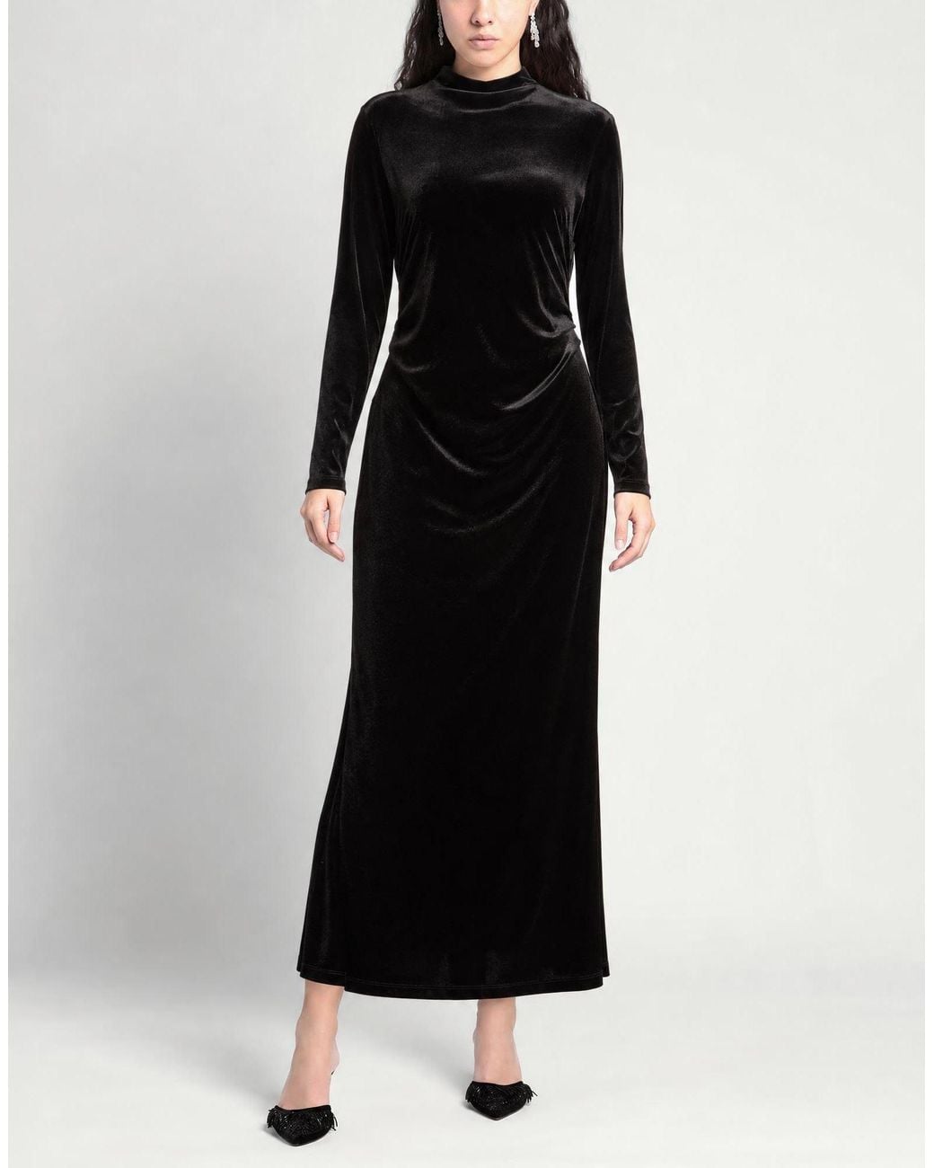 Compagnia Italiana Black Maxi Dress