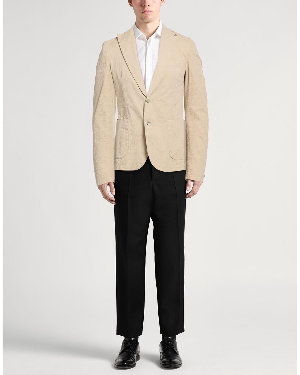 Barbati Natural Blazer Cotton, Elastane for men